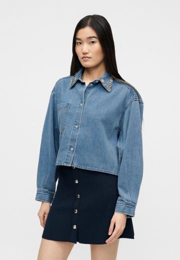 Джинсовая блузка