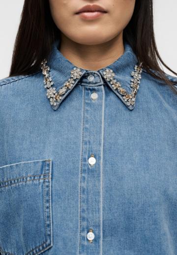 Джинсовая блузка