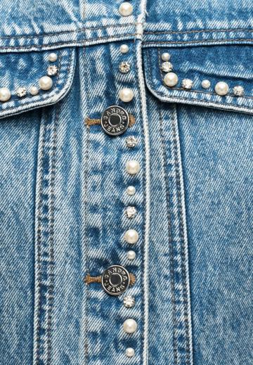 Джинсовый комбинезон