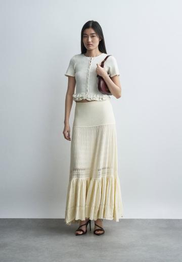 Юбка с воланами