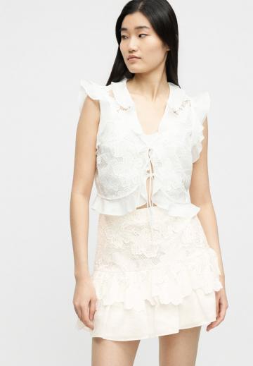 Юбка с воланами