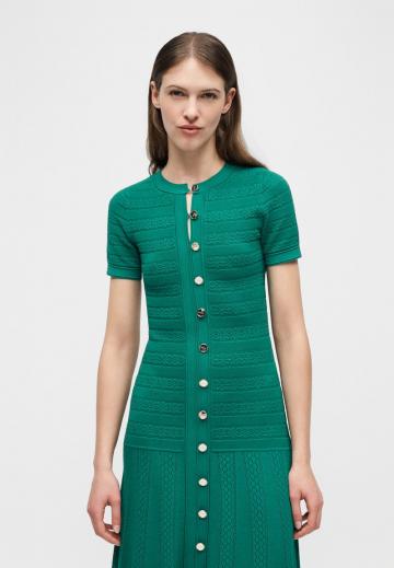 Вязаное платье