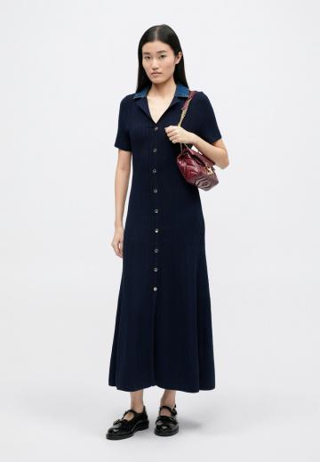 Вязаное платье