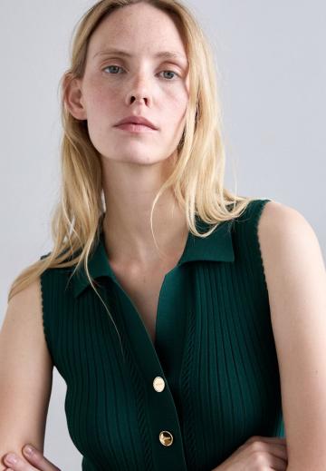 Вязаное платье