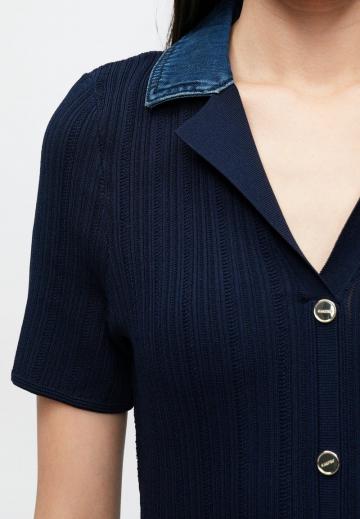 Вязаное платье