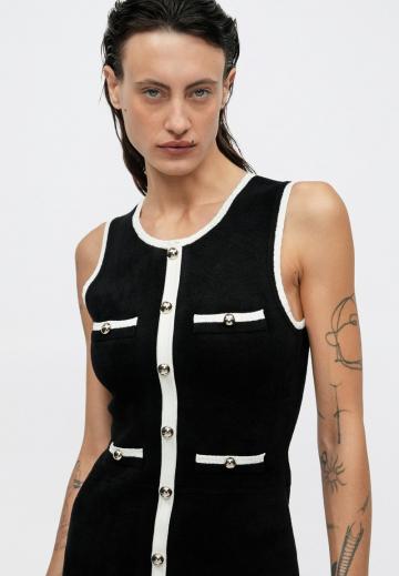 Вязаное платье