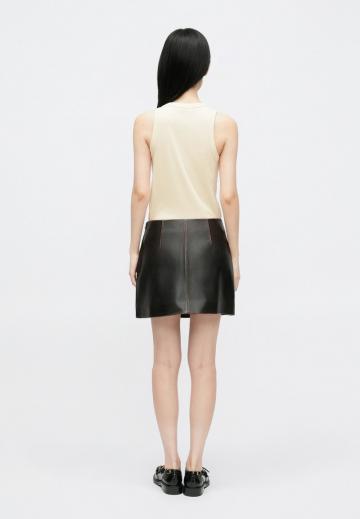 Кожаная юбка