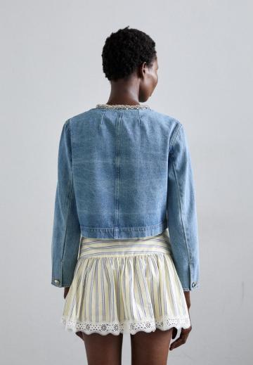 Джинсовая жилетка