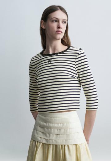 Майка с рукавом три четверти