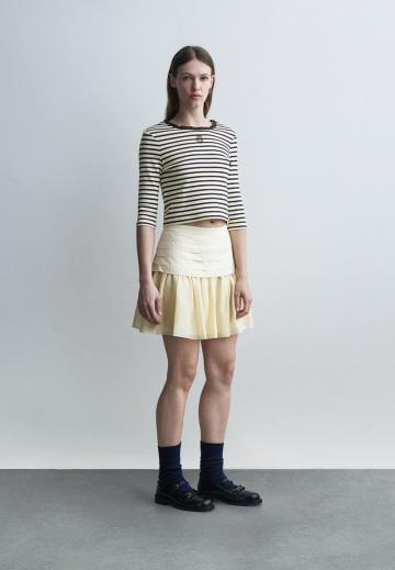 Майка с рукавом три четверти