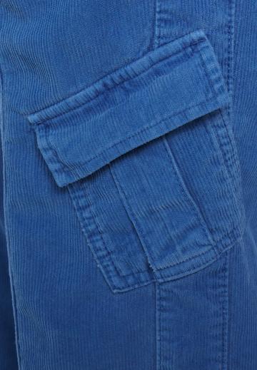 Брюки с накладными карманами