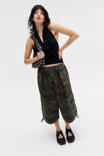 Юбка с накладными карманами