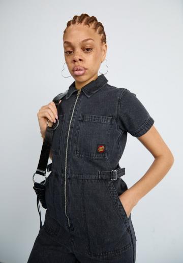 Джинсовый комбинезон