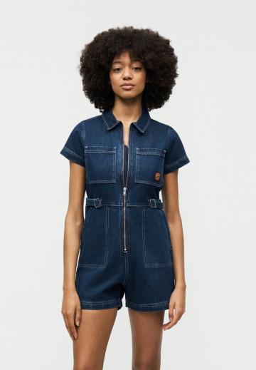 Джинсовый комбинезон