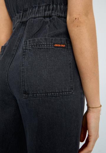 Джинсовый комбинезон