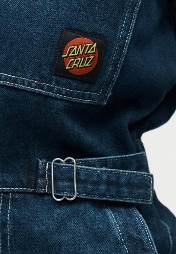 Джинсовый комбинезон