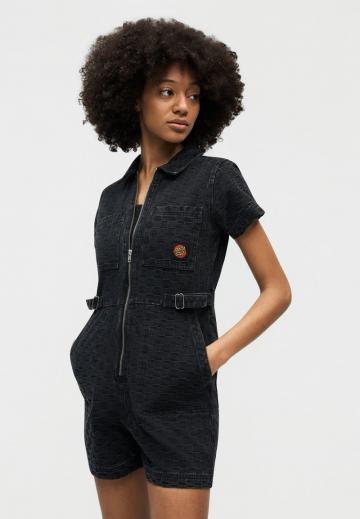 Джинсовый комбинезон