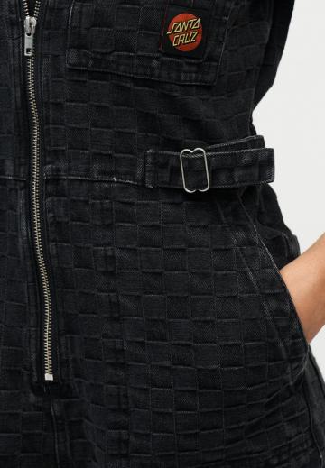 Джинсовый комбинезон