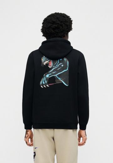 Пуловер с капюшоном