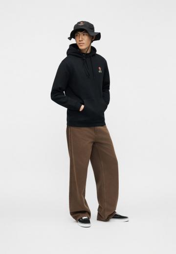 Пуловер с капюшоном