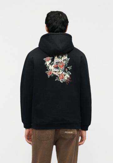 Пуловер с капюшоном