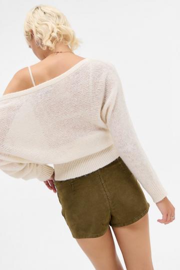 Юбка с накладными карманами