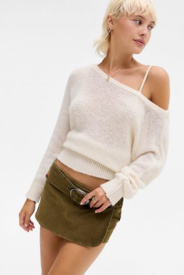 Юбка с накладными карманами