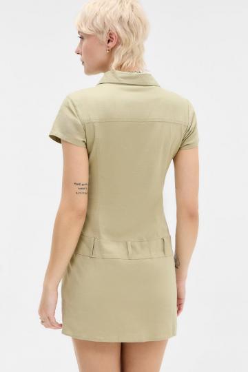 Юбка с накладными карманами