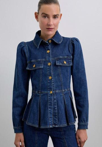 Джинсовая блузка