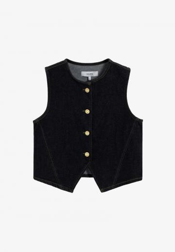 Джинсовая жилетка