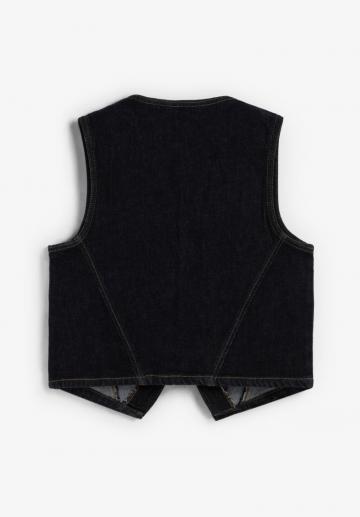 Джинсовая жилетка