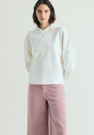 Пуловер с капюшоном