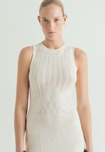 Вязаное платье