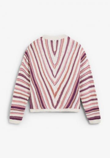 Пуловер в полоску