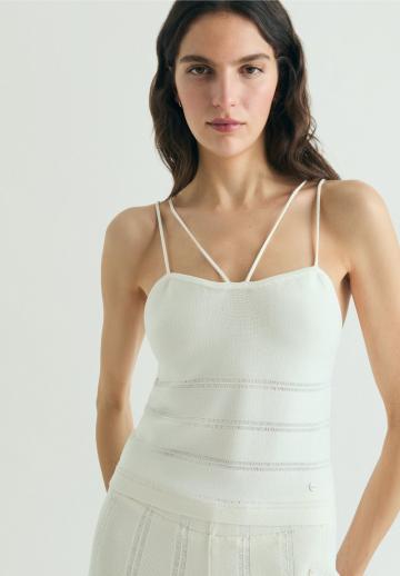 Топ на бретельках