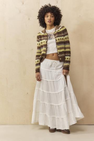 Юбка с воланами