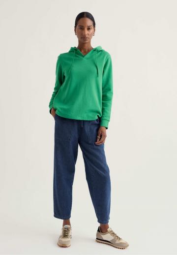 Пуловер с капюшоном