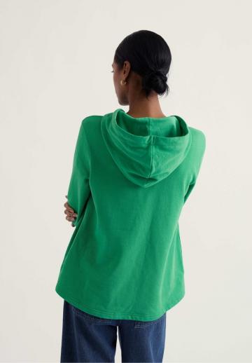 Пуловер с капюшоном