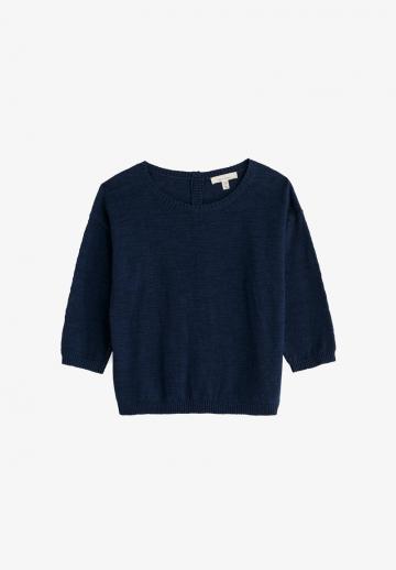 Пуловер с рукавом три четверти