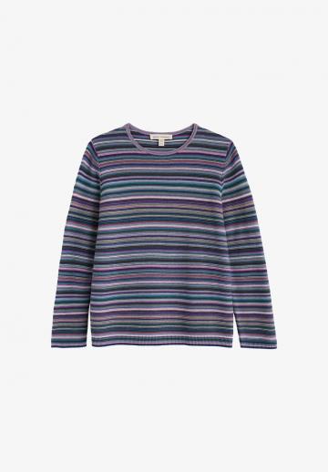 Пуловер в полоску