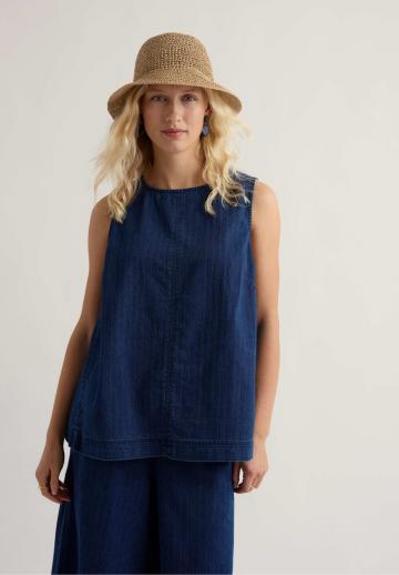 Джинсовая жилетка