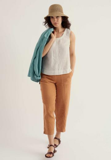 Блузка без рукавов