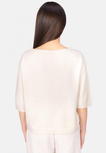 Пуловер с рукавом три четверти