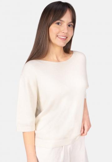 Пуловер с рукавом три четверти