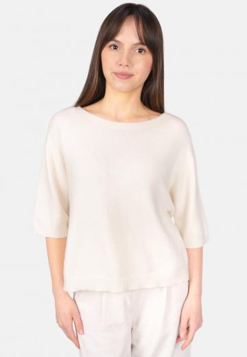 Пуловер с рукавом три четверти