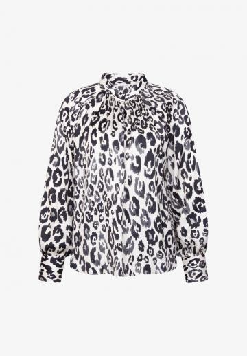 Атласная блузка