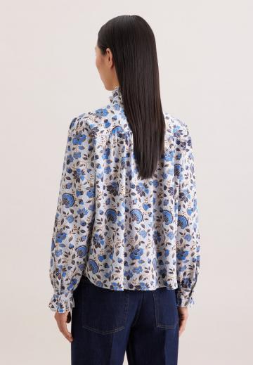 Атласная блузка