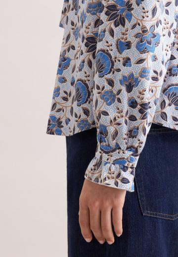 Атласная блузка