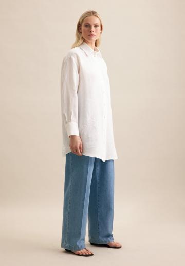 Длинная блузка