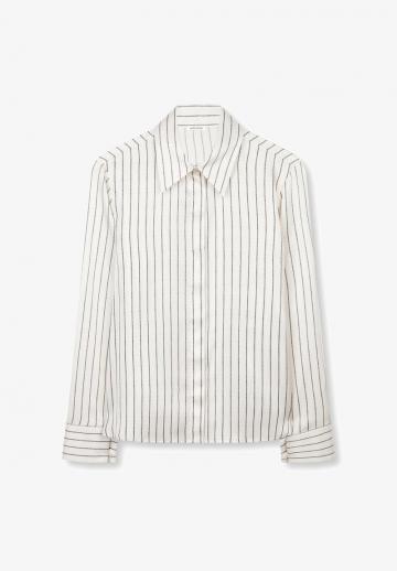 Атласная блузка